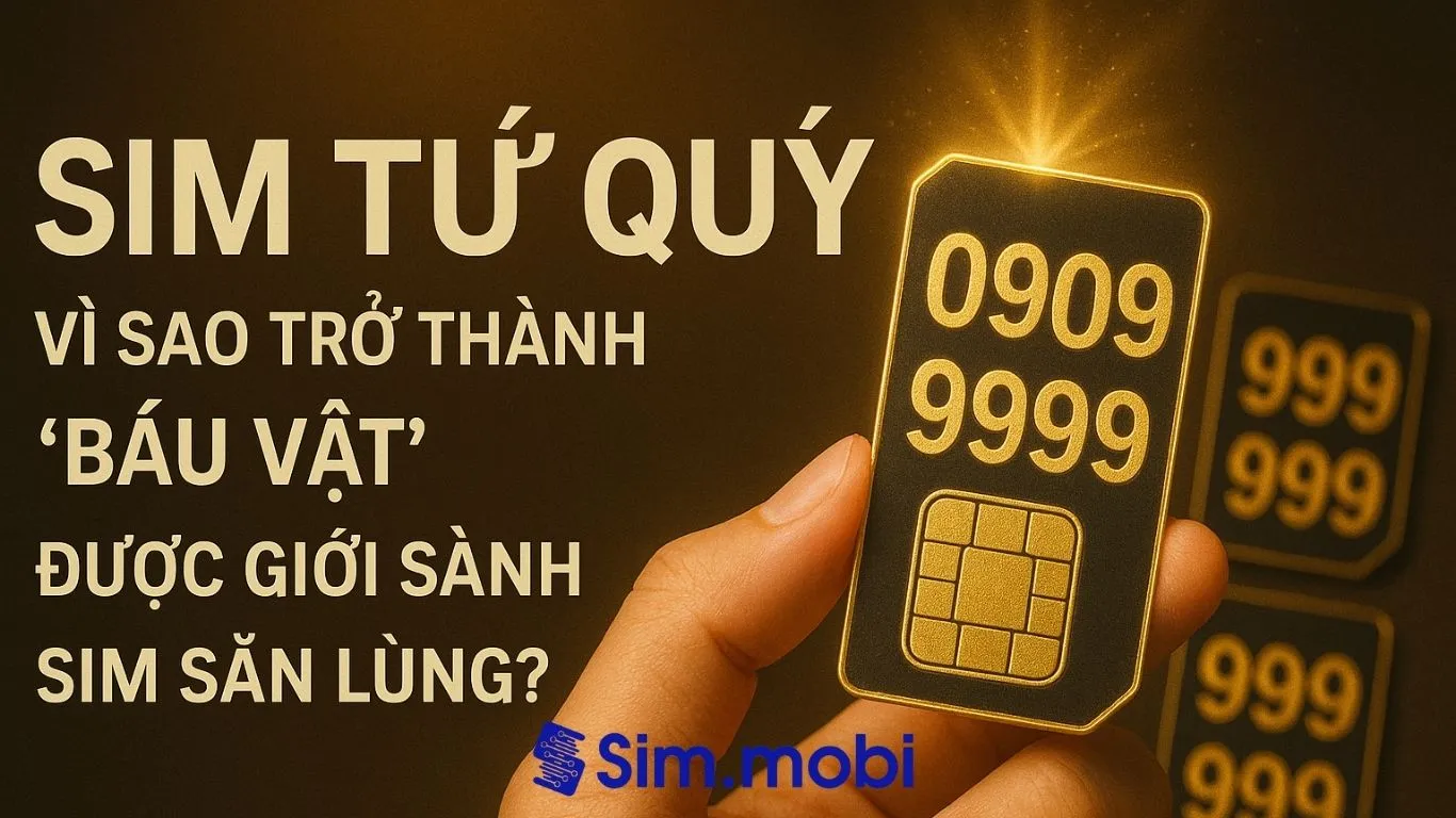 Giải mã lý do sim tứ quý được yêu thích