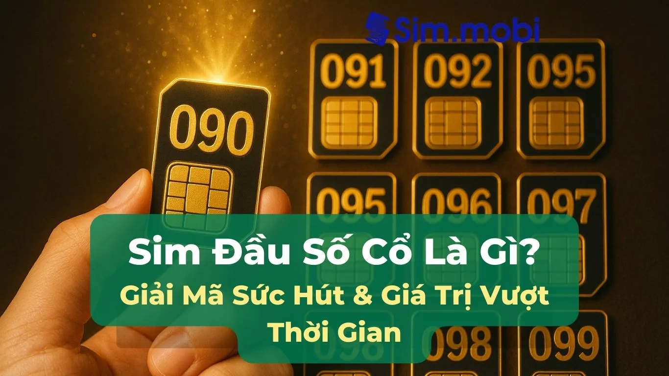 Giải mã sim đầu số cổ